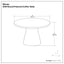 Winnie - Round Coffee Table - Walnut