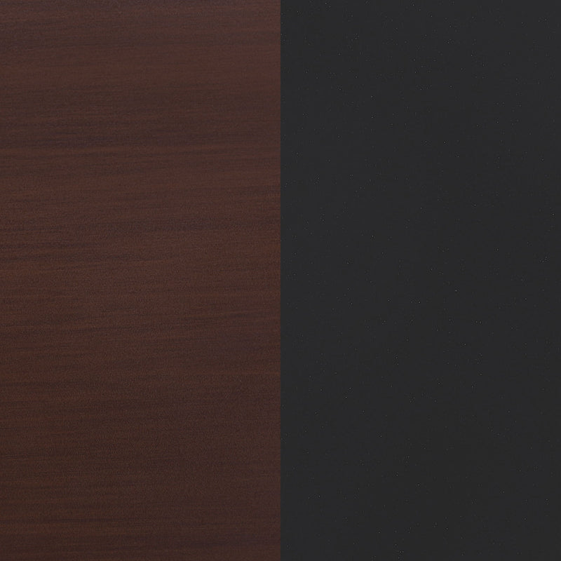 Tova - 2 Drawer Side Table With Shelf - Dark Brown