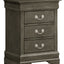 Louis Phillipe - Nightstand - Wood