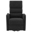 Royston - Upholstered Power Lift Recliner With Remote Comfort - Black