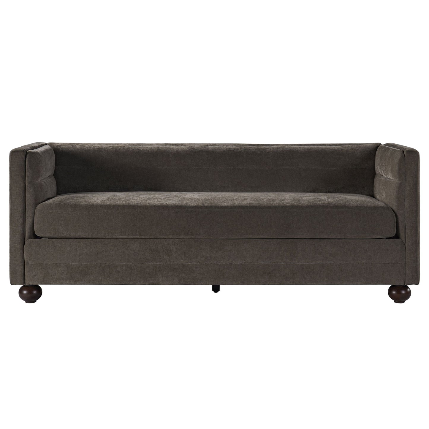 3 Seater Sofa Upholstery With Square Arms, Living Room Couch