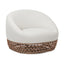 Willow - Upholstered Patio Deep Seating Armchair, Wicker Frame
