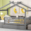 Creativity House Bed With Twin Size Trundle