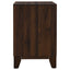 Anza - 2 Drawer Nightstand Bedside Table With Smooth Storage - Walnut