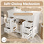 Bathroom Vanity Cabinet Only, 6 Soft Close Drawers & Double Doors - White