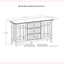 Bedford - Sideboard Buffet - Dark Tobacco Brown