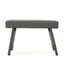 Outdoor Wicker Table With Rectangular Tabletop - Gray