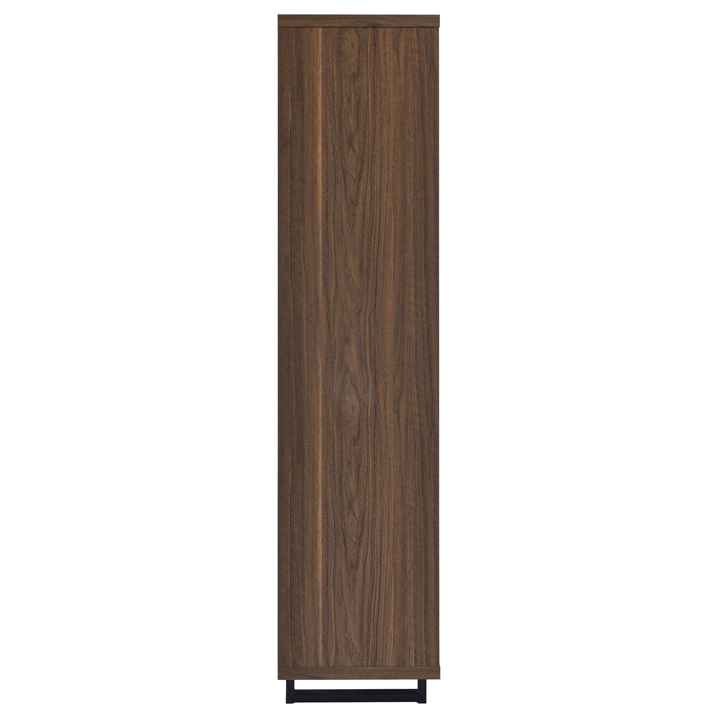Rodger - 3 Shelf Cabinet Bookcase - Walnut