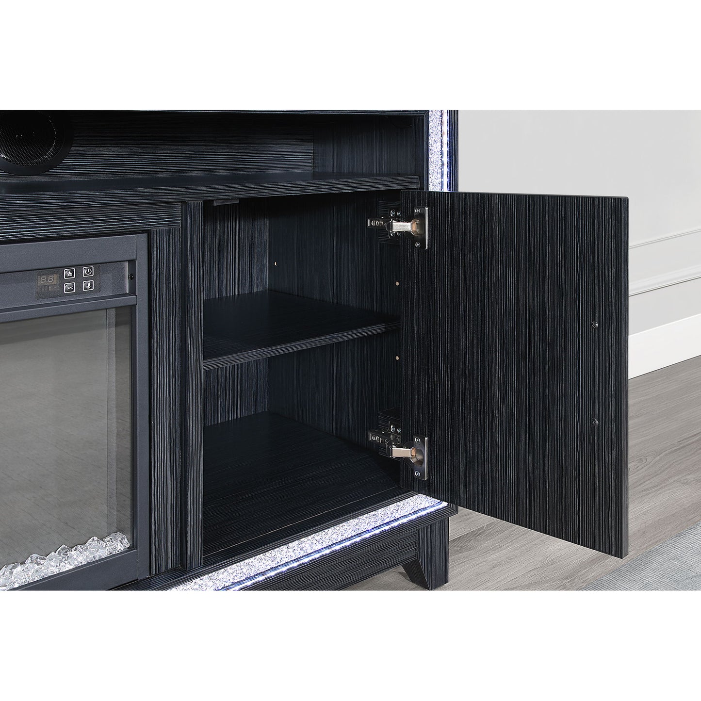 Almera - Fireplace With Adjustable Temperature And LED Options