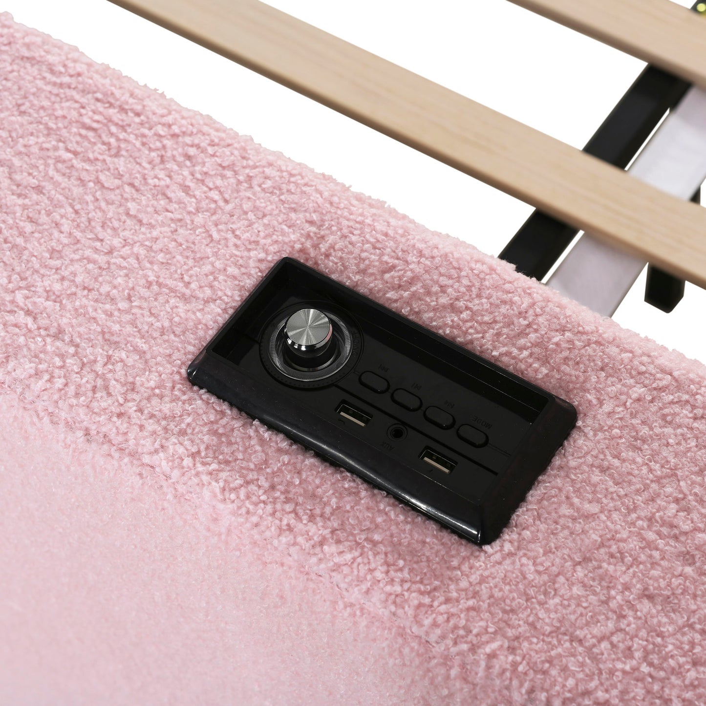 Upholstered Daybed With Storage Armrests, Trundle And Latest Integrated tooth Audio System