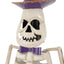 Halloween Skeleton Guitar Yard Decoration For Outdoor Porch - Ivory White