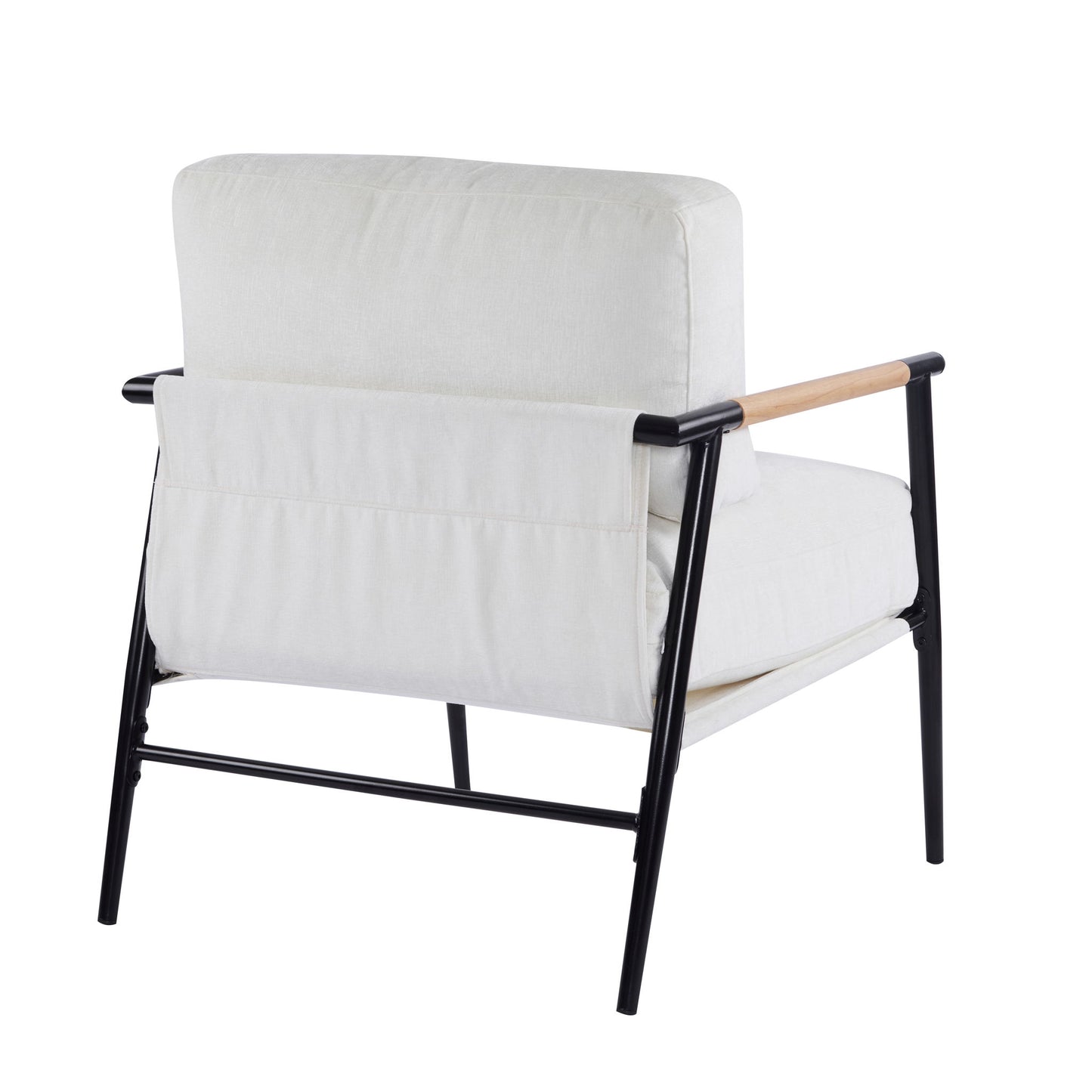 Modern Accent Chair With Cushions, Cozy Seating
