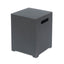 Modern Tank Holder Side Table With Powder Coated Frame