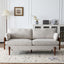 Mid Century Moderne Sofa With Wood Sides