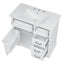 36" Bathroom Vanity With Sink, 2 Tip-Out Drawers, Soft Close Hinges