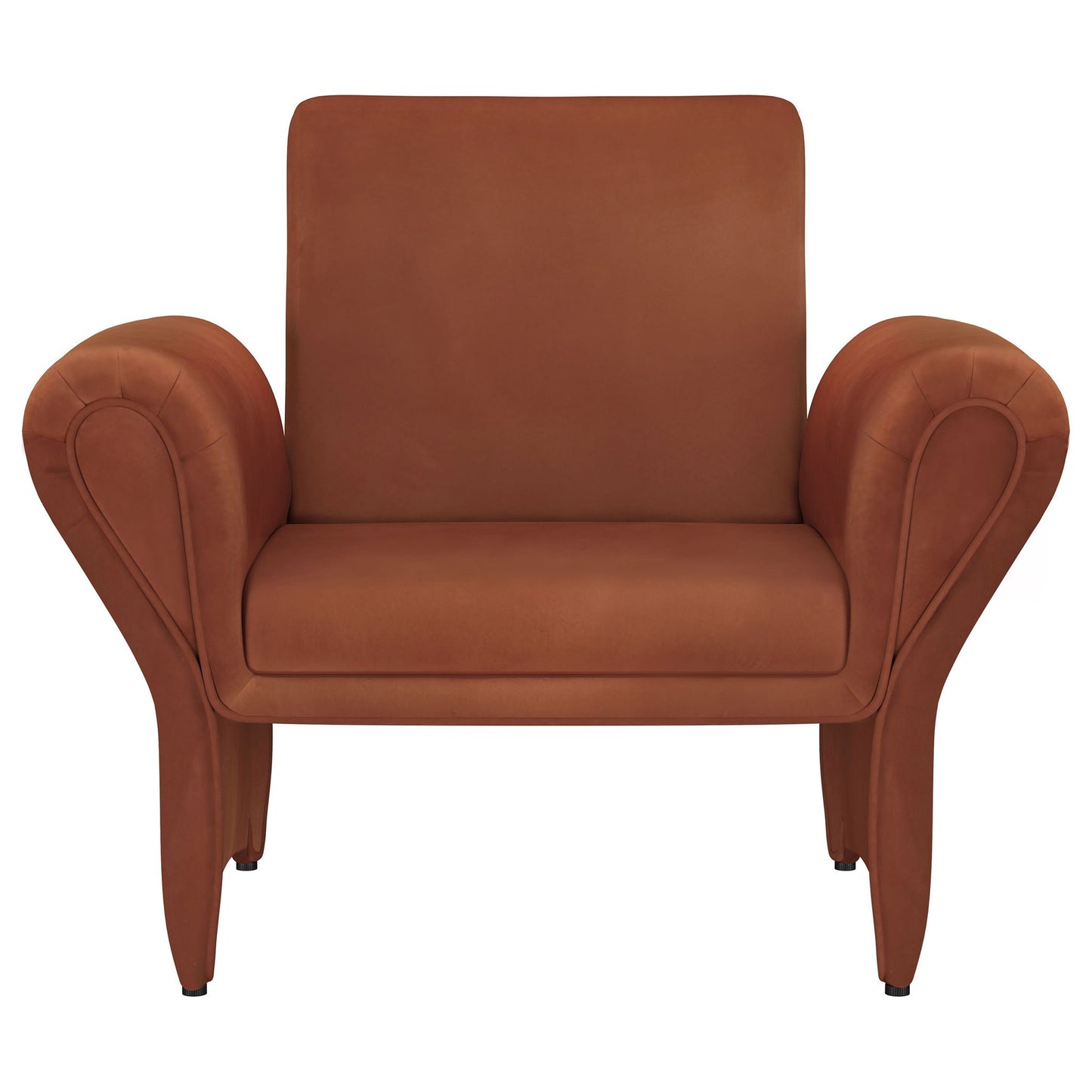 Whitney - Accent Armchair - Rusty Orange