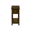 Accent End Table, 2 Tier, Narrow, Lamp, Storage Drawer, Charming Design