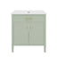 Bathroom Vanity With Sink, Soft Close Doors And Adjustable Shelf
