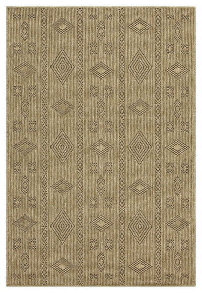 Earth - 5'3" X 7'3" Polypropylene Indoor, Outdoor Area Rug - Jute, Mocha