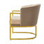 Upholstered Reading Accent Armchair For Living Room