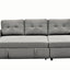 Convertible L Shaped Sectional Sleeper Sofa Bed, Saving Pull Out Couch