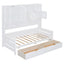 Daybed With All-In-One Cabinet And Shelf