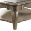 Chelmsford - Clear Glass Coffee Table - Taupe