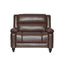 Tufted Design Wide Manual Recliner Chair