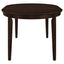 Elmira - Oval Dining Table With Leaf Extension - Brown