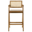 Remy - Bar Chair (Set of 2) With Upholstery - Walnut
