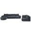 Modular Cloud Sectional Sofa Set, U-Shaped Upholstered Couch With Deep Seat