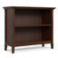 Amherst - 2 Shelf Bookcase - Brown