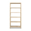 Ellis - 5 Shelf Open Frame Bookcase - Natural