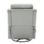 Manual Recliner Swivel Rocking Chair With 8 Point Massage And Heating