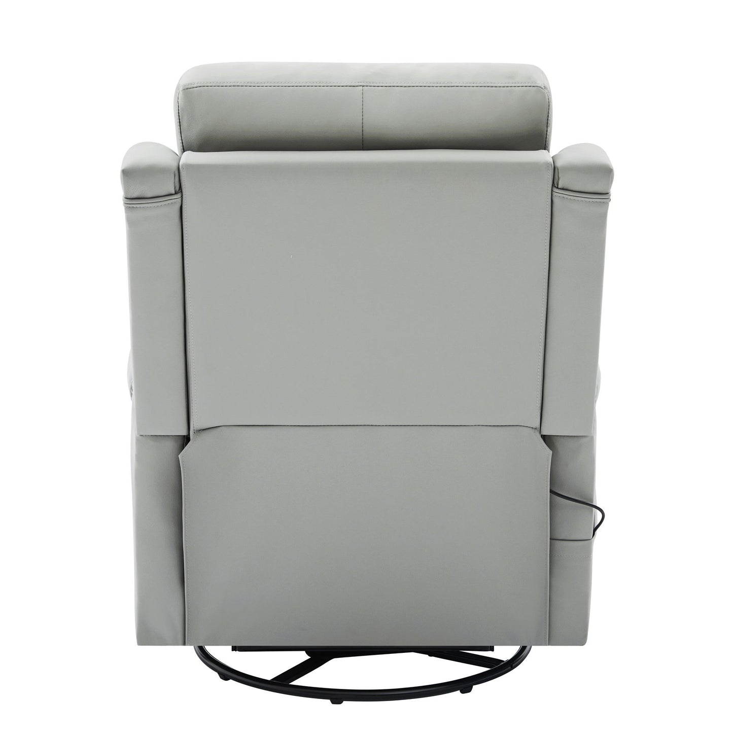 Manual Recliner Swivel Rocking Chair With 8 Point Massage And Heating