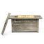 Propane Gas Fire Pit Table, 50000 Btu, Rectangular For Outside - Light Beige
