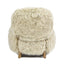Enchante - New Zealand Sheepskin Accent Arm Chair - Taupe / Natural