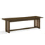 Dining Bench With Rattan Weave