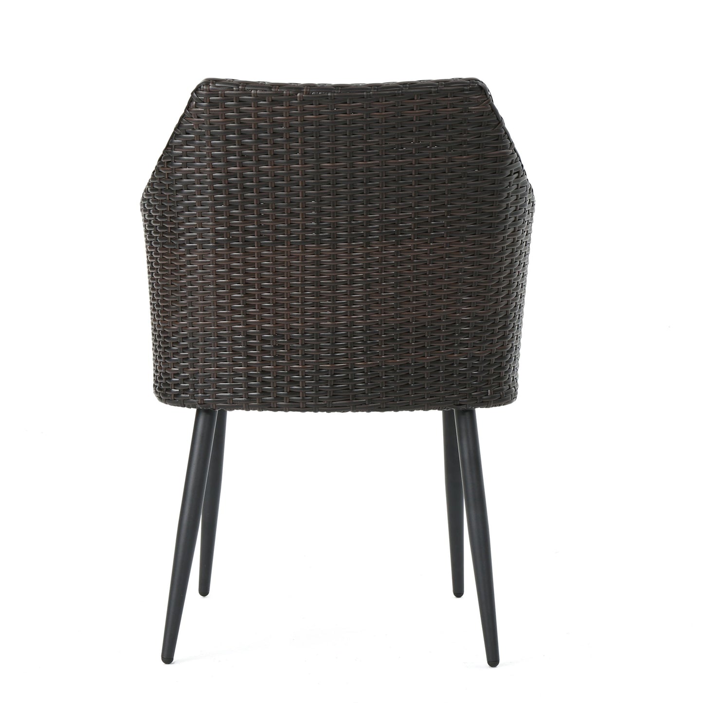 Kenneth - 3 Pieces Chat Set Outdoor Furniture - Brown Multi