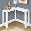 Corner Accent Console Table For Entryway, Unique Design Contemporary & Modern