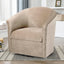Eden - Swivel Chair With Upholstery And Hardwood Frame