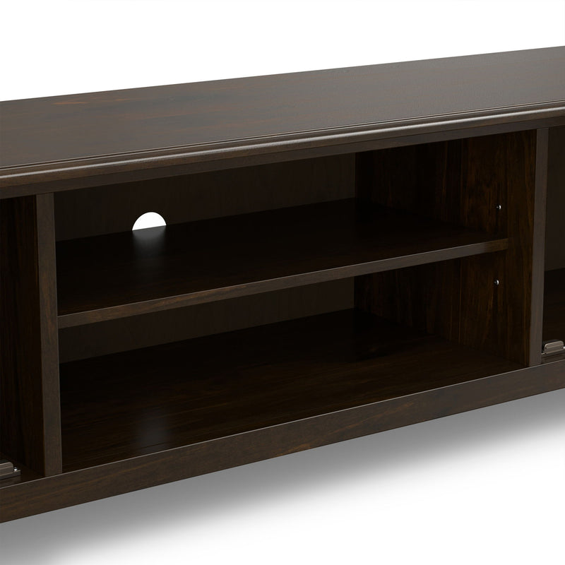 Burlington - Low TV Media Stand - Mahogany