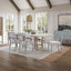 Triad - Double Pedestal Dining Table With Leaf - Sand