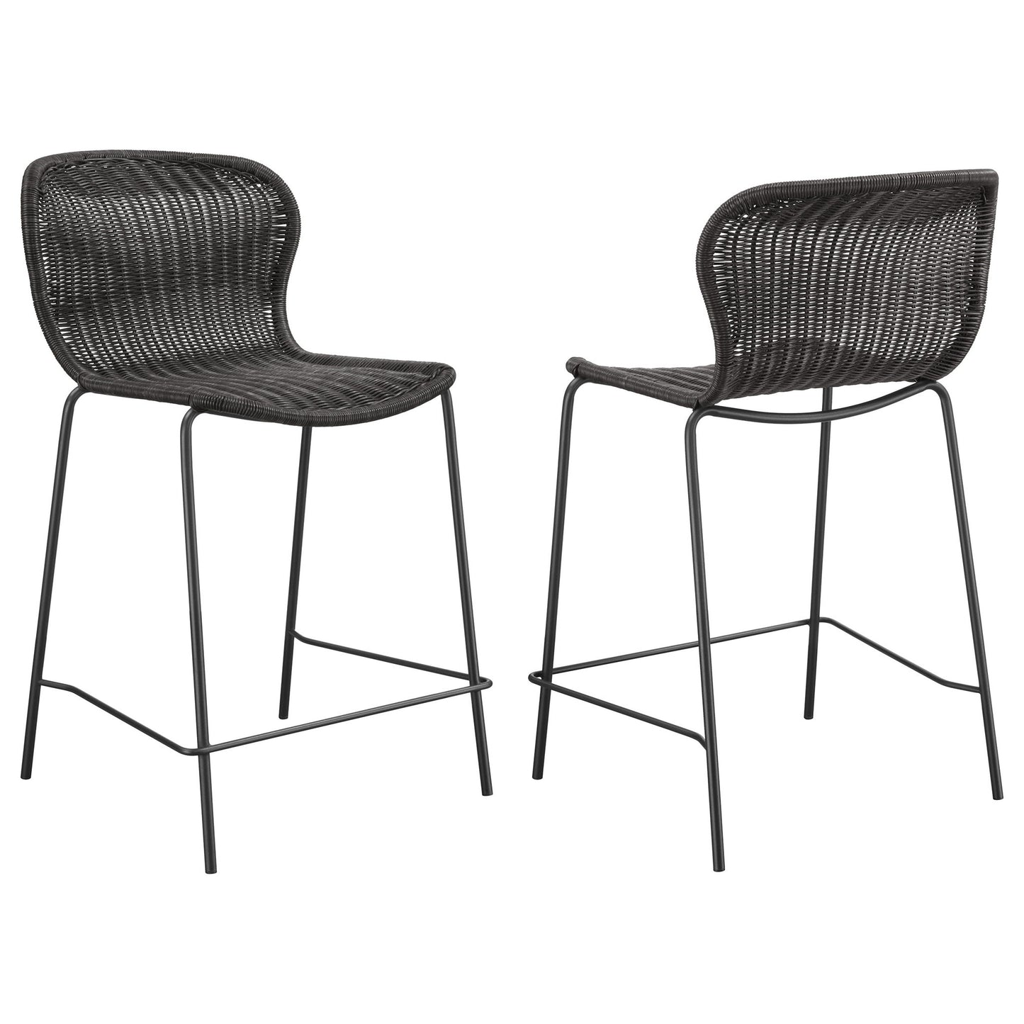 Mckinley - Counter Chair (Set of 2) Seat - Brown