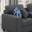 Tina - 8 Piece Upholstered Sectional With Ottoman