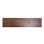 Acacia Wood Outdoor Bench With Beautiful Slat Paneling - Dark Brown