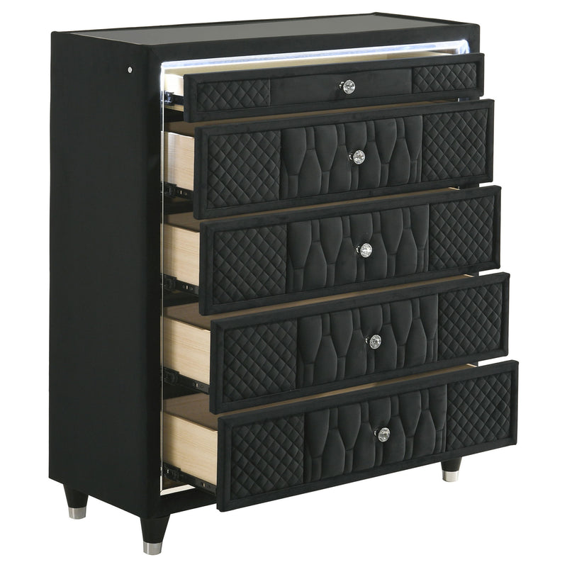 Mika - 5 Drawer LED Chest