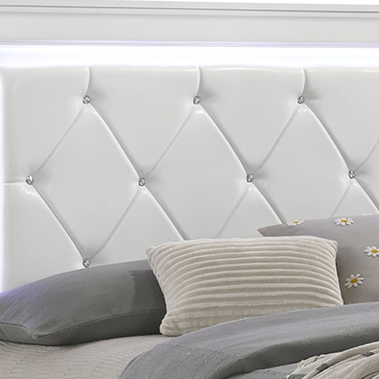 Blaze - Modern Bed With LED Headboard