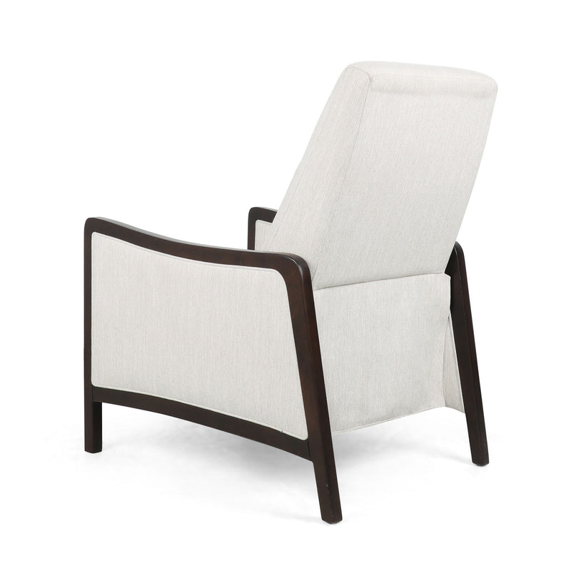 Drury - Contemporary Fabric Upholstered Pushback Recliner