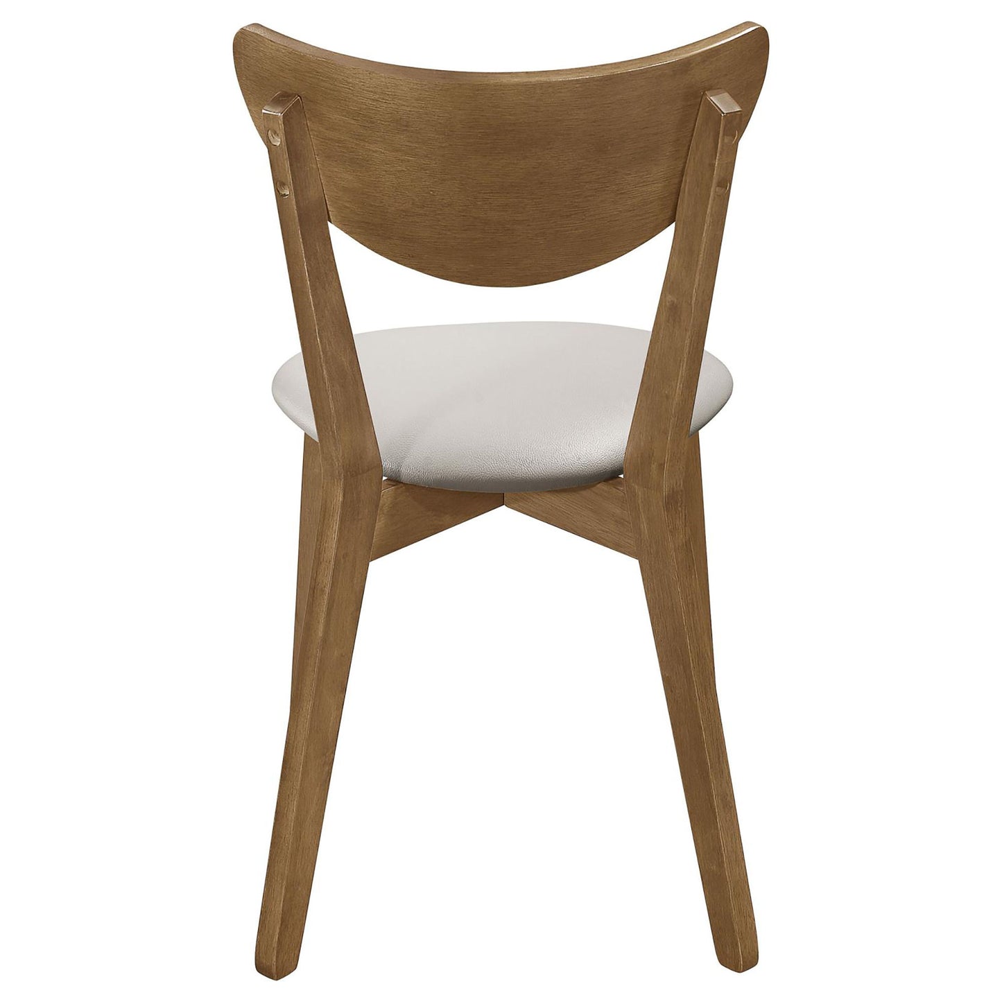 Mid-Century Modern Upholstered Dining Chair (Set of 2)